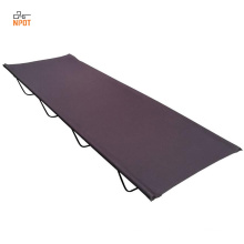 NPOT professional manufacturer  sleeping iron frame folding camping chair bed folding cot bed camp